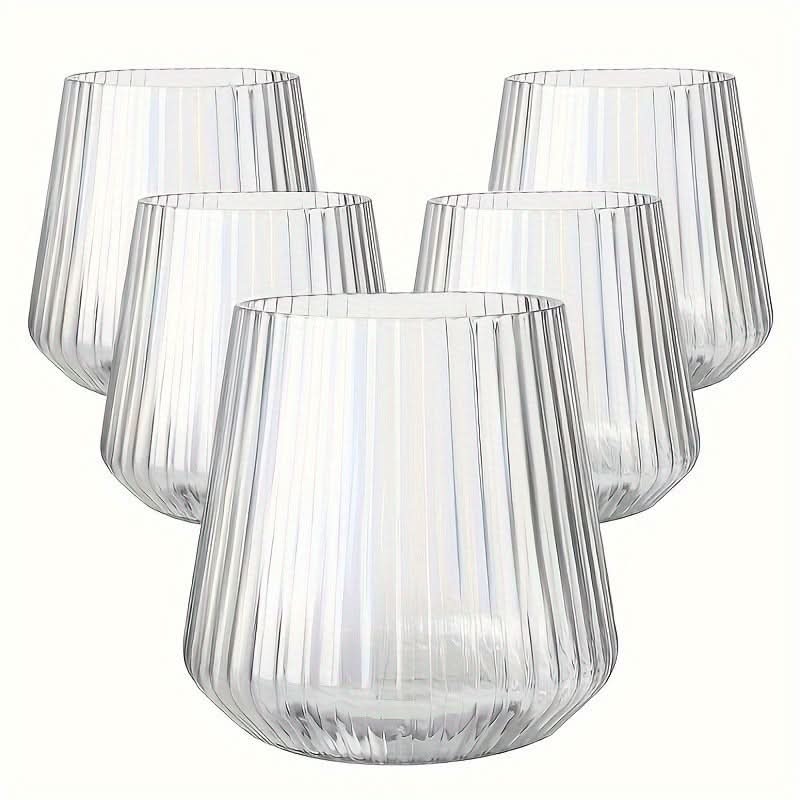 14-Piece Unbreakable Plastic Glass Set for Stylish Party Drinks