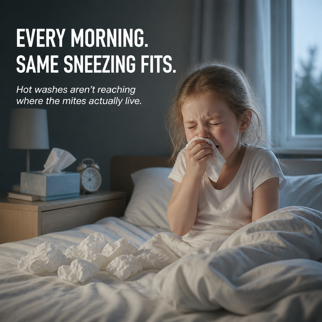 SereniMist™ — Silent Morning Sniffles & Repel Dust Mites for 3 Months
