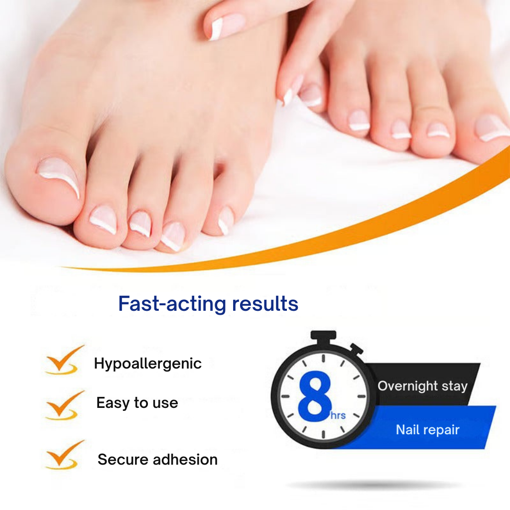 SilkDerm™ Nail Renewal Patches — Clear, Strong Nails That Make You Proud to Bare Your Feet