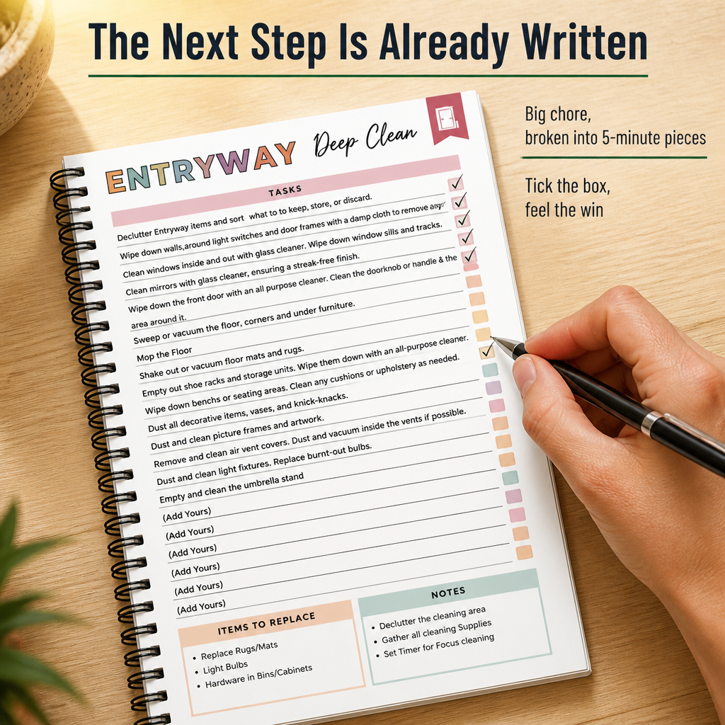 BrainWaveSync™ — Beat Task Paralysis and Clean in Small, Doable Wins