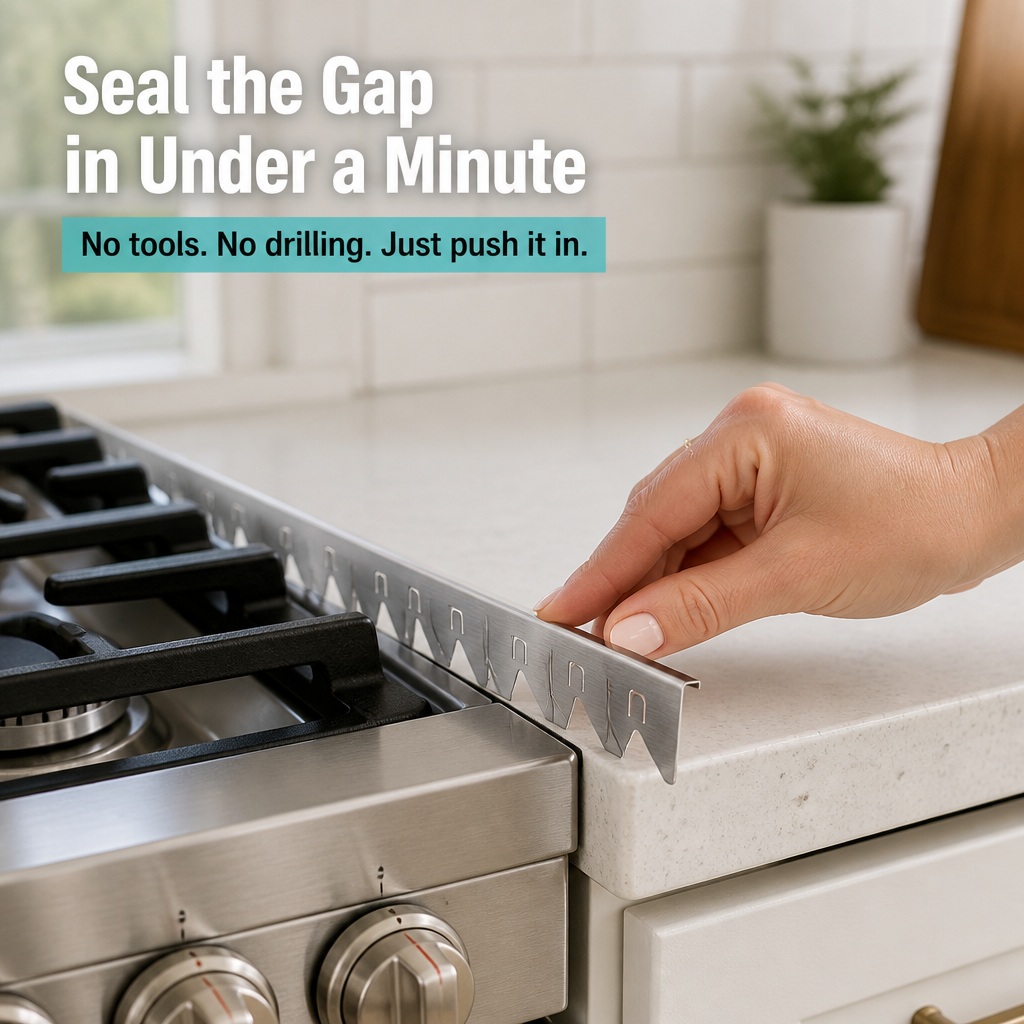 EdgeGuard Pro™ — Seal the Stove Gap and Stop Chasing Crumbs Forever | 2-Pack