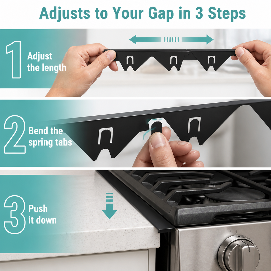 EdgeGuard Pro™ — Seal the Stove Gap and Stop Chasing Crumbs Forever | 2-Pack