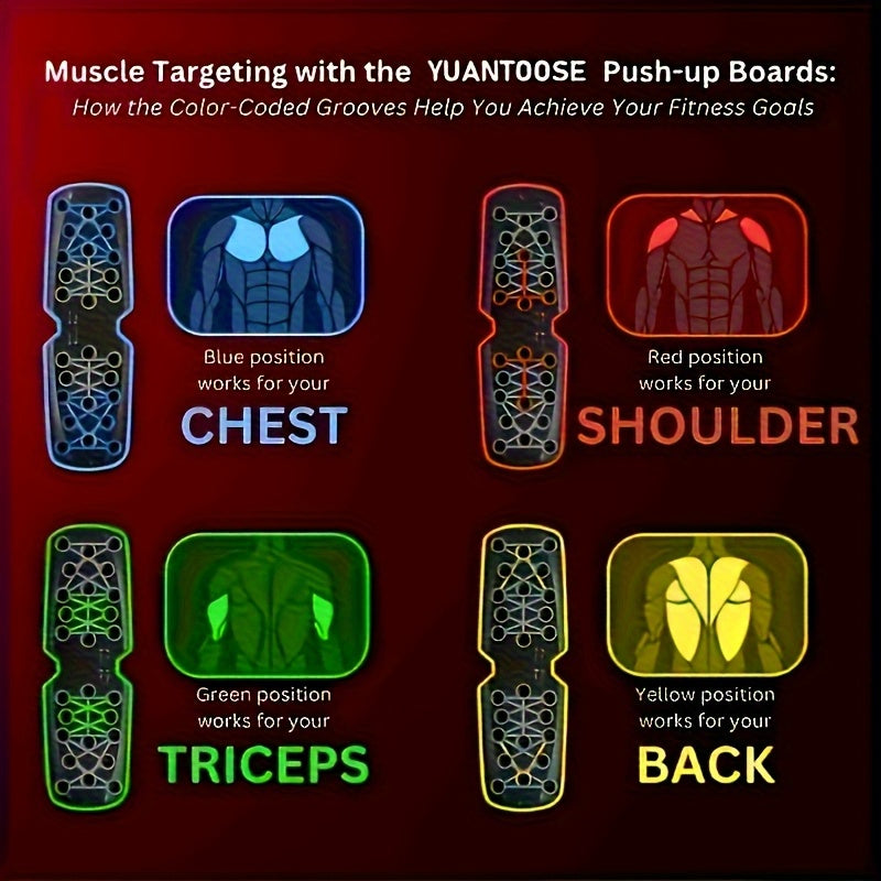 Ultimate Push-Up Training Board for Total Body Fitness