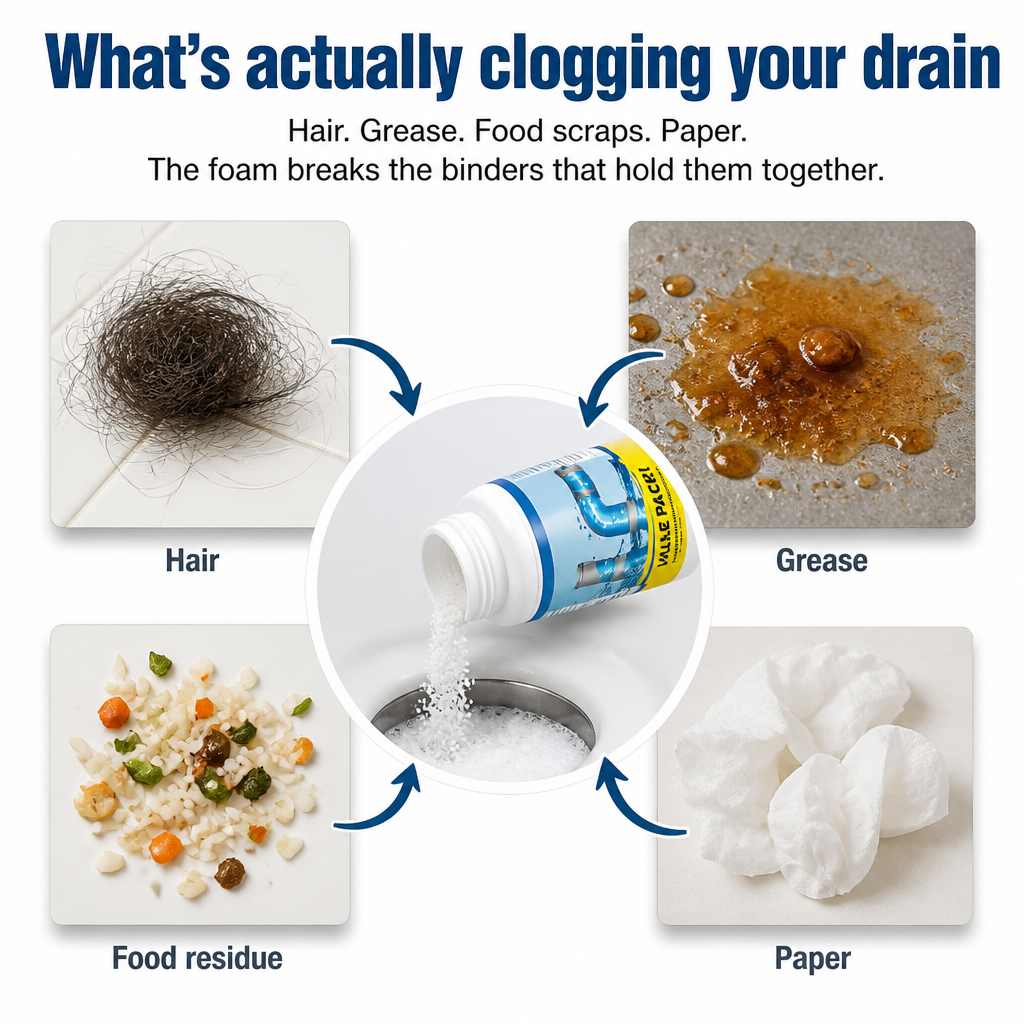 ClariFlow™ — Break Down Hair, Grease and Drain Odors in Just 20 Minutes