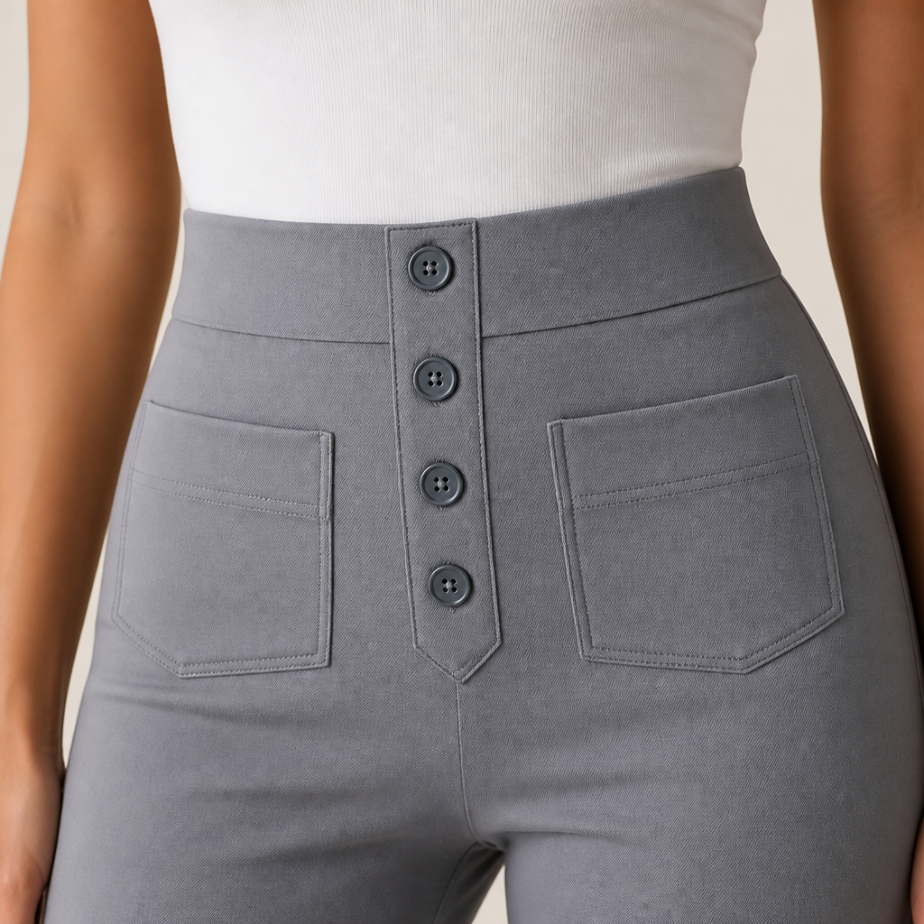 VelviaFlex™ High-Waist Stretch Pants — Smooth Your Waist, Move Freely, Own Every Moment