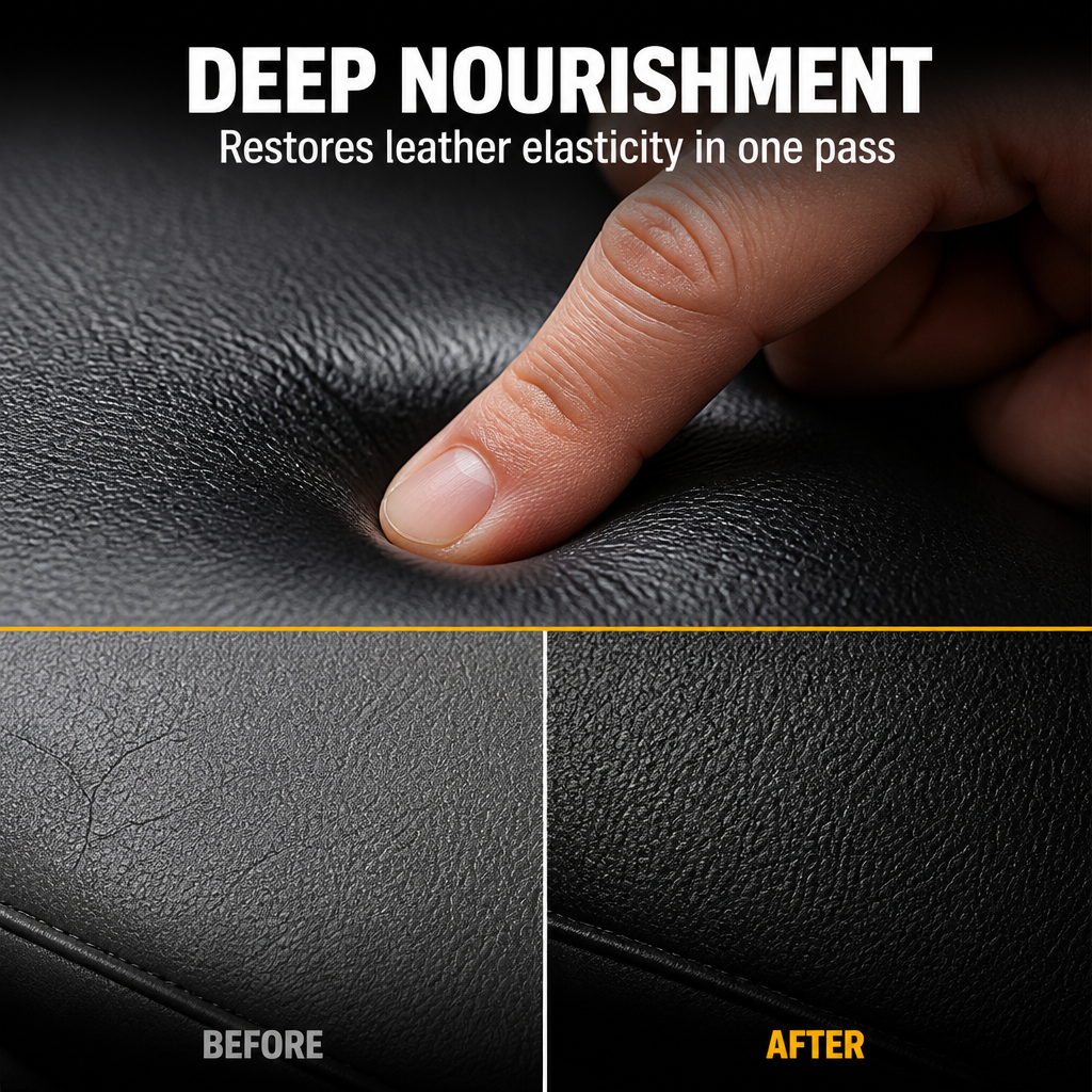 LustraHide™ — Restore Cracked, Dull Leather and Seal Shine for 180 Days