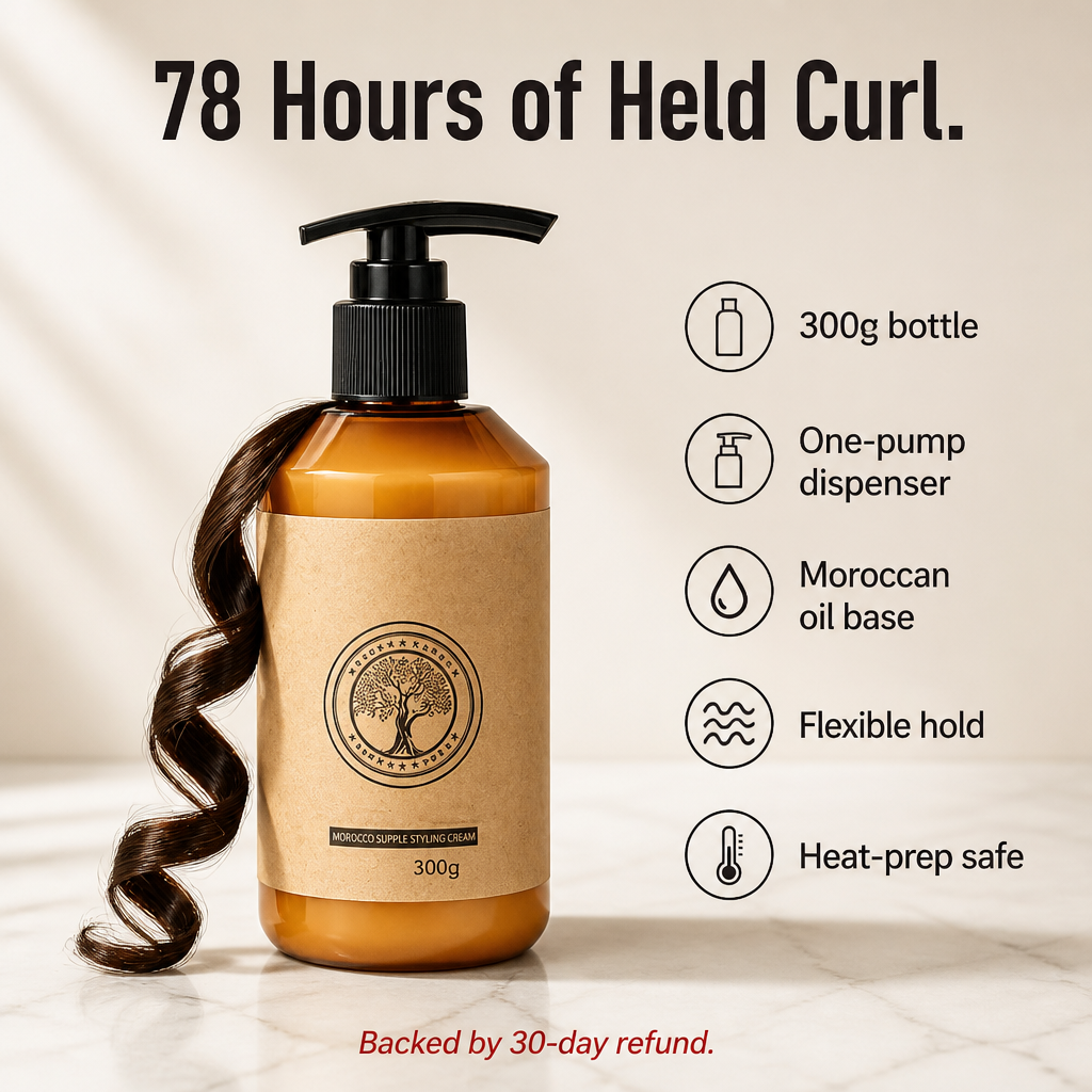 BounceCurl™ — Swap 4 Curl Products for a Single Pump with 78-Hour Hold