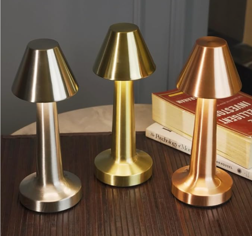 Wireless Dimmable LED Battery Table Lamp LuxLamp – Modern Touch Control | Living Room | Reading Lamp | Bedside Lamp