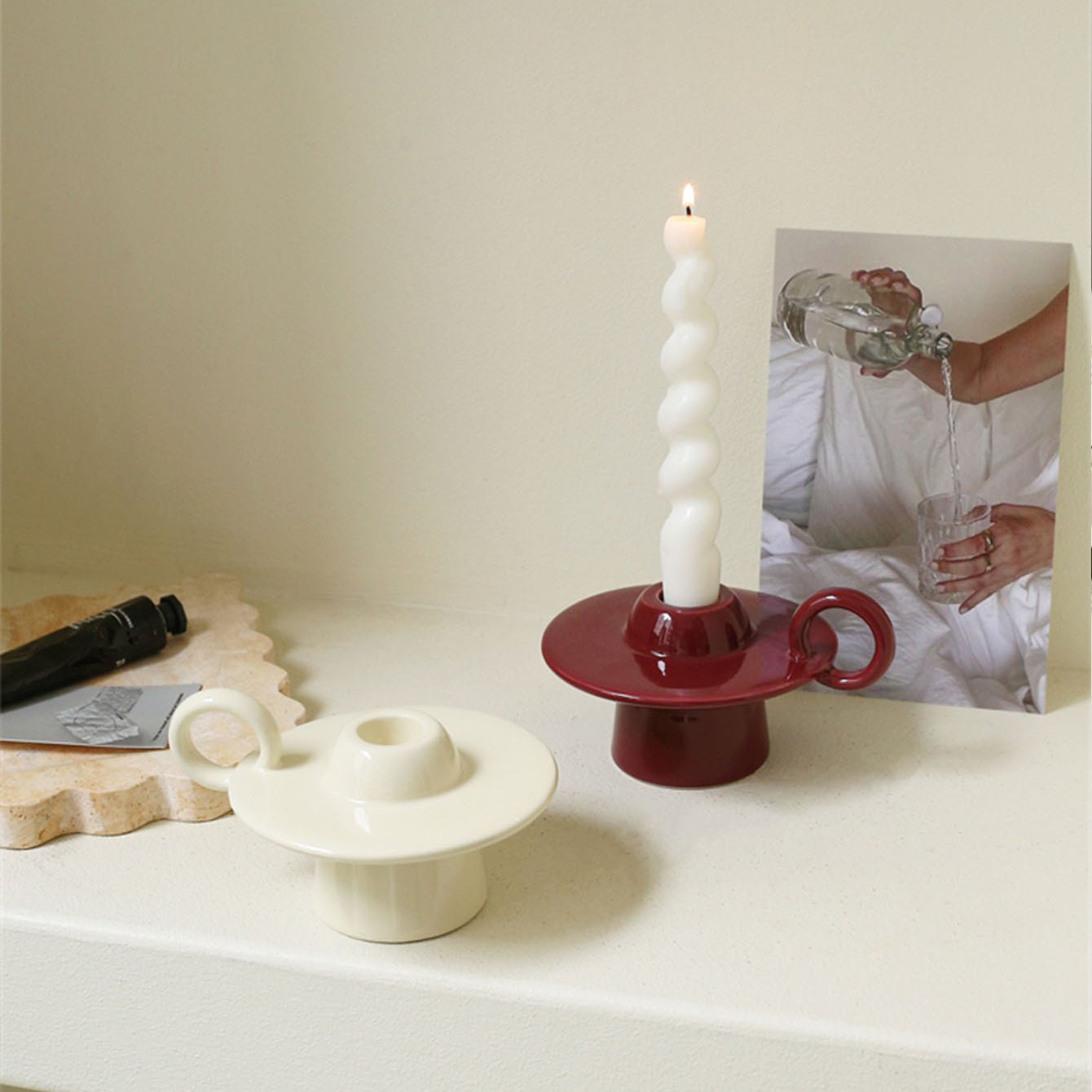 Celestial Charm – Vintage UFO Candle Holder
