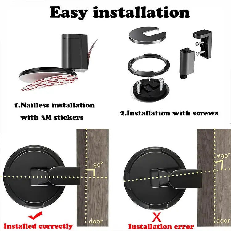 SecureHold™ Doorstop — Effortless Door Control for Safety and Power You Can Trust