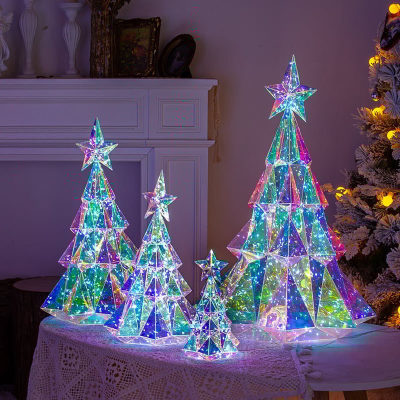 LumaFrost™ RGB Holographic Figures — Ignite Unforgettable Holiday Magic with Vibrant, Ever-Changing Light Shows