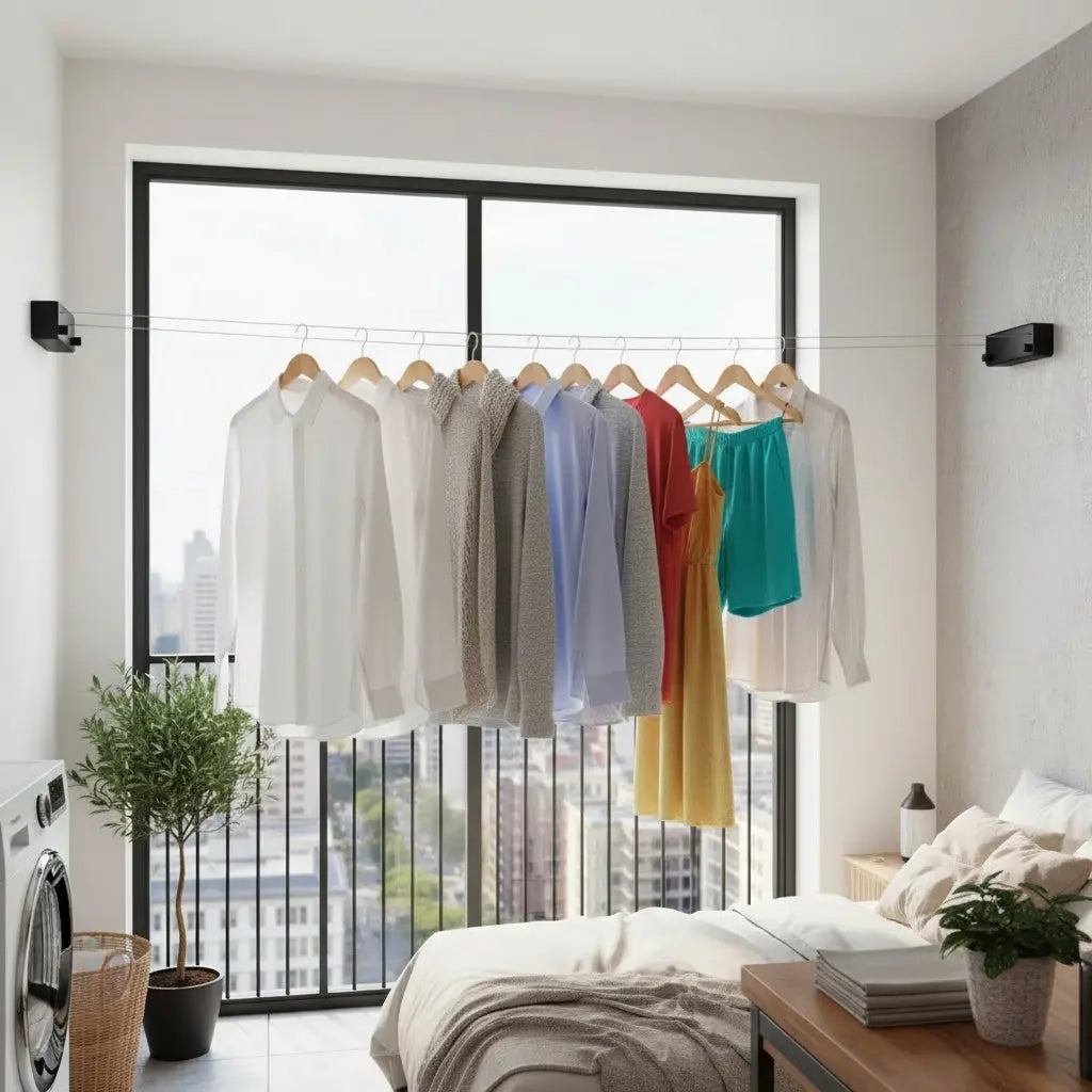 Clothes Drying Line | Wall Mounted | Weatherproof | LineaRoll
