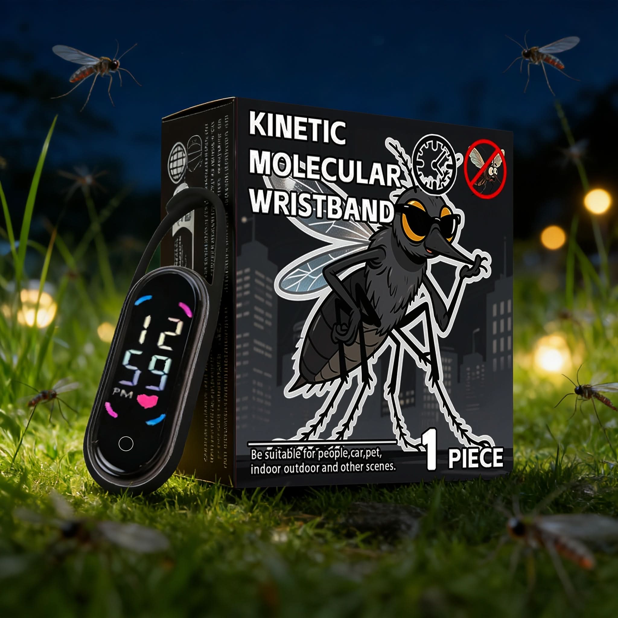 Lightweight Mosquito Repellent Bracelet with Sturdy Construction