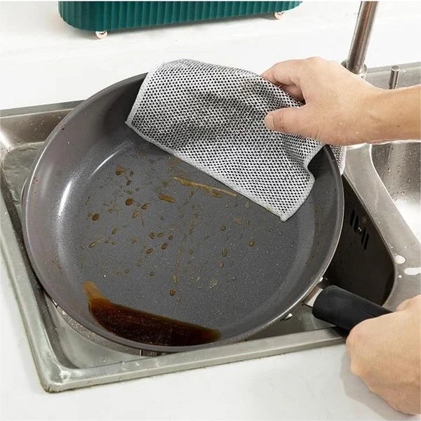 SteelWipe™ Dual-Action Cleaning Rags — Conquer Messes Effortlessly and Watch Your Home Glow