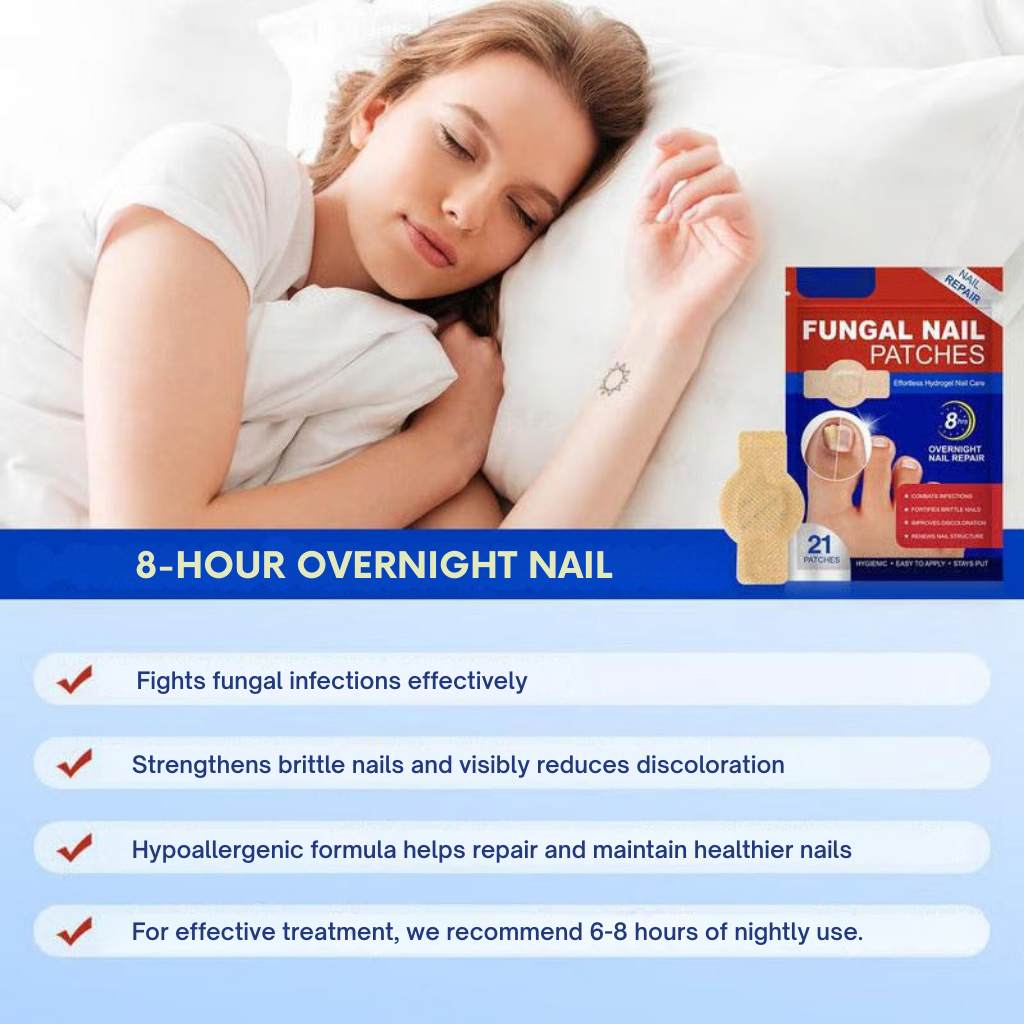 SilkDerm™ Nail Renewal Patches — Clear, Strong Nails That Make You Proud to Bare Your Feet