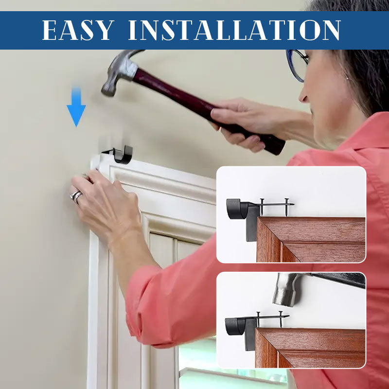GripNest™ — Hang Heavy Curtains Fast with Zero Wall Damage or Tools