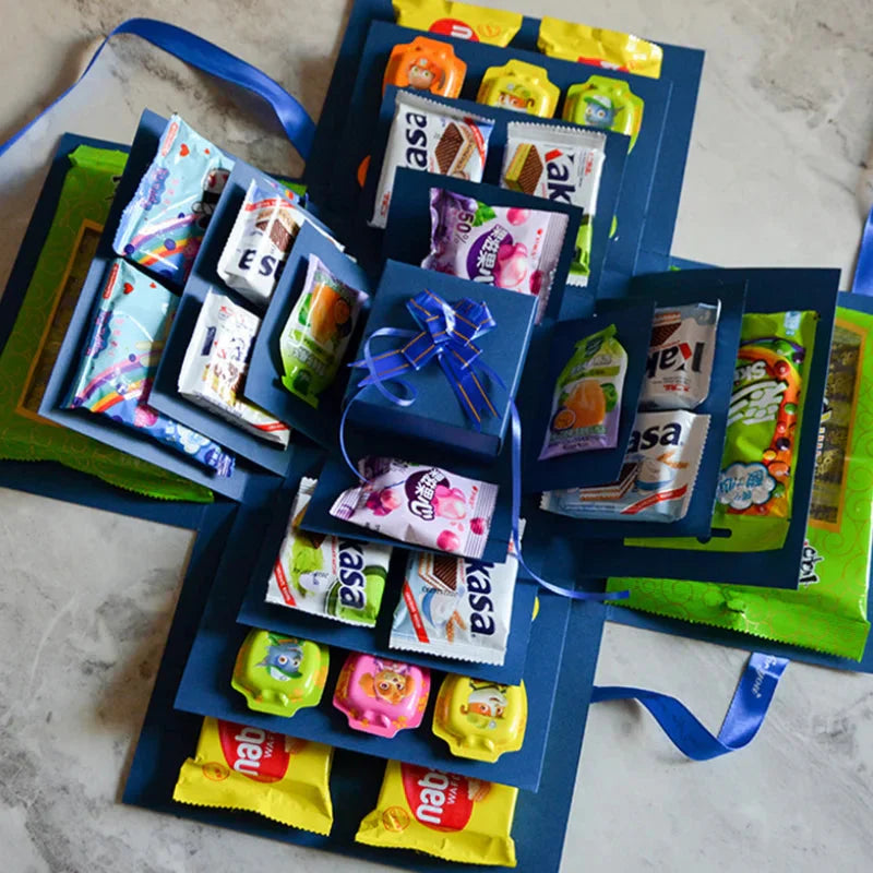 5-Piece Surprise Box Kit – DIY Explosive Gift Set for Custom Filling
