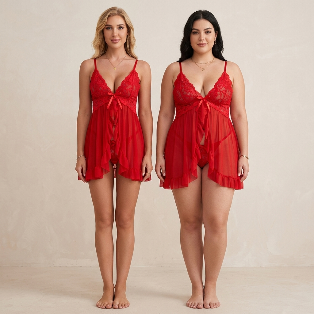 VelariaDream™ Lace Nightgown Set — Unleash Your Inner Glow with Soft Elegance and All-Night Comfort