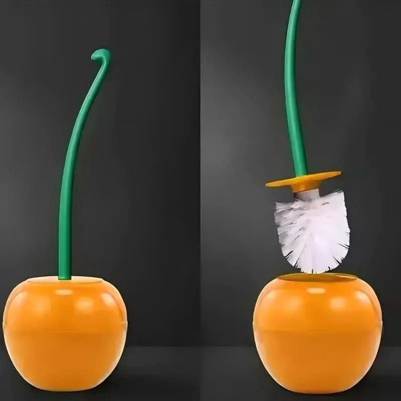 Toilet Brush Holder Set in Cherry Shape