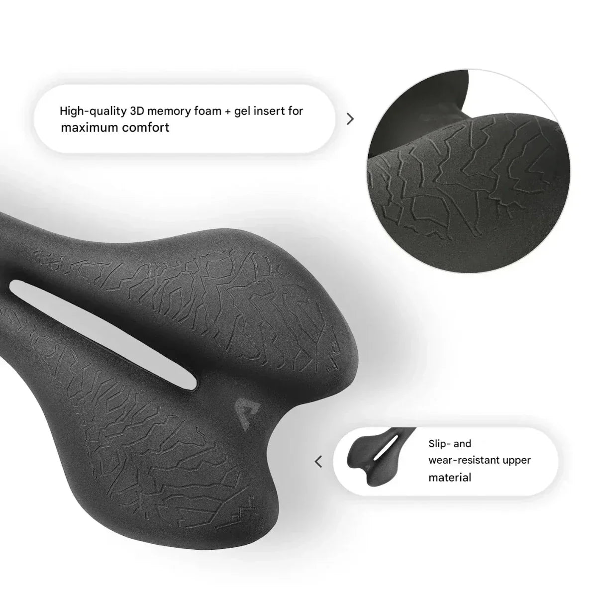 Comfort-Driven Bike Seat with Adaptive Foam Support