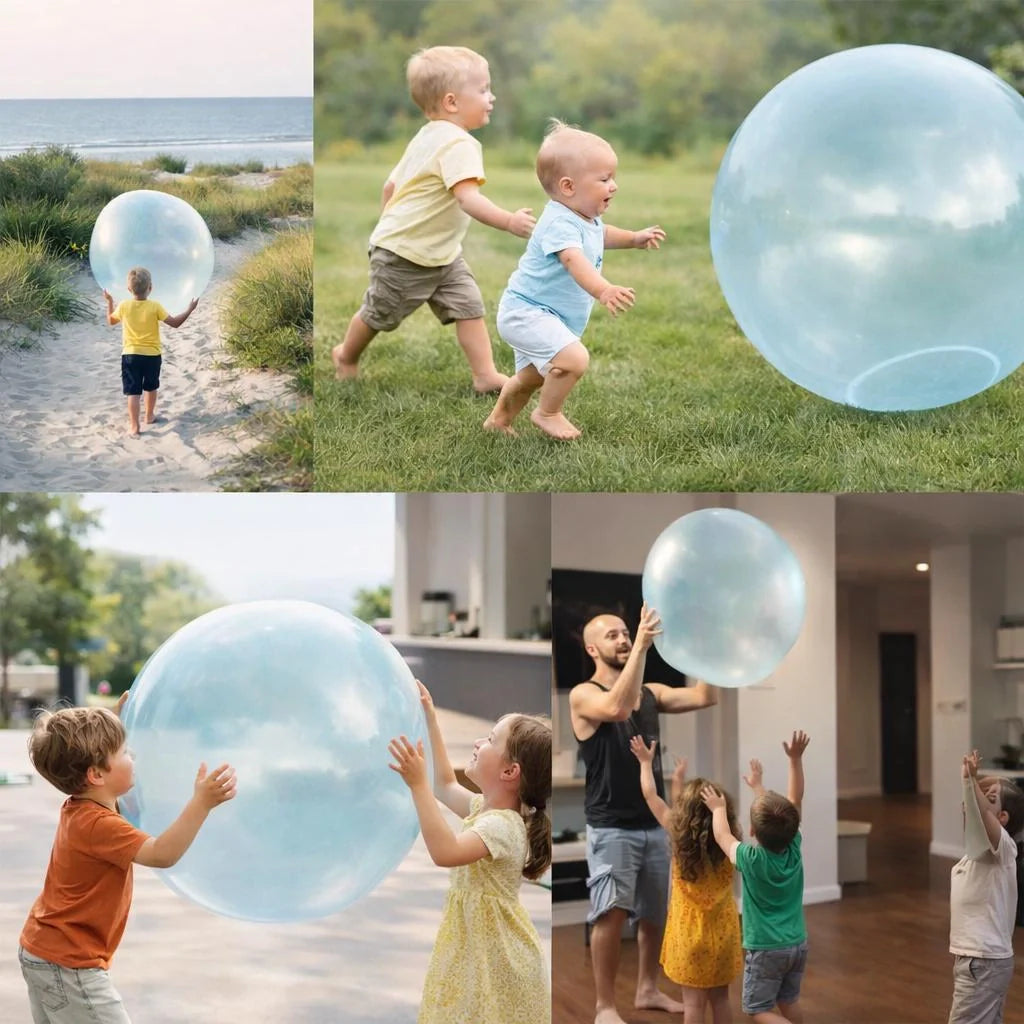 Gigantic Inflatable Play Ball | Vibrant Rubber Ball for Kids