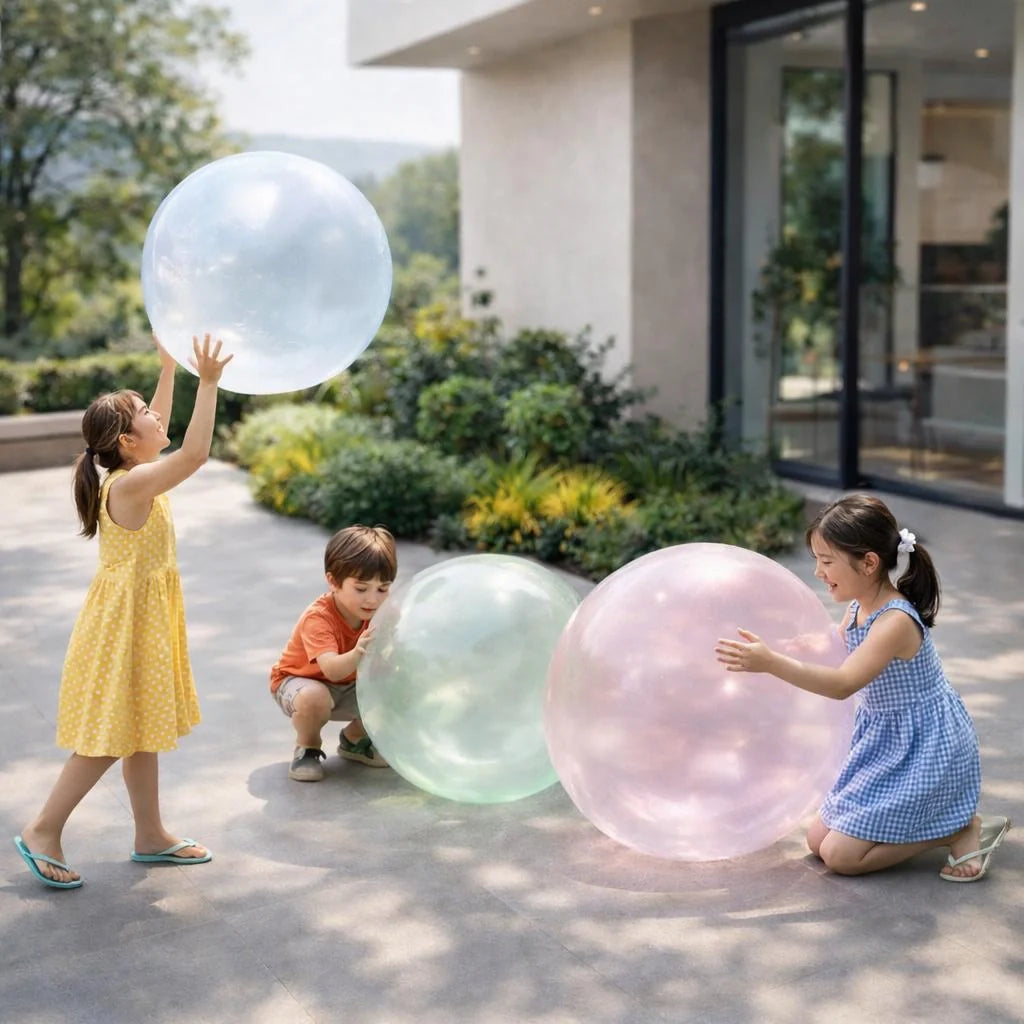 Gigantic Inflatable Play Ball | Vibrant Rubber Ball for Kids