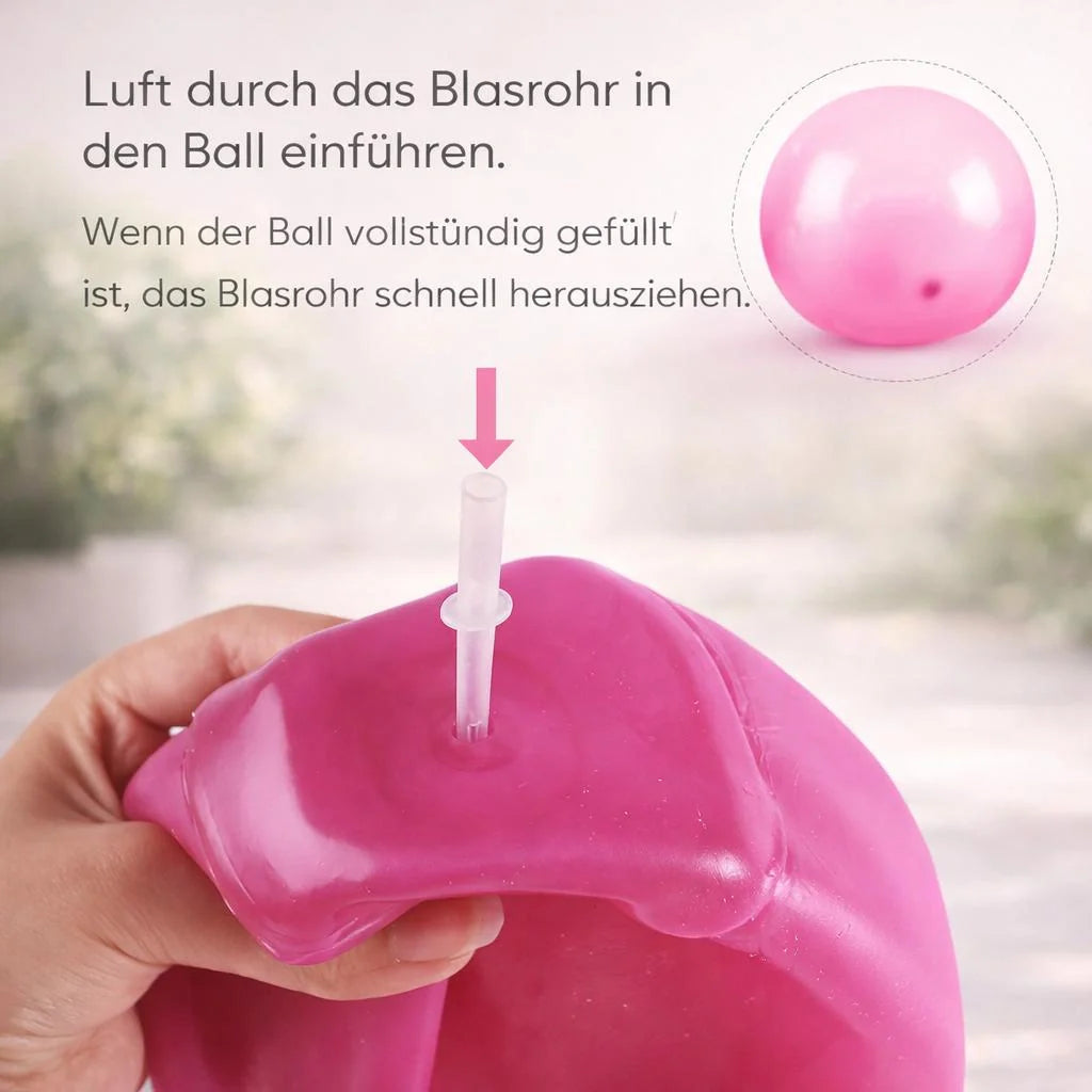 Gigantic Inflatable Play Ball | Vibrant Rubber Ball for Kids