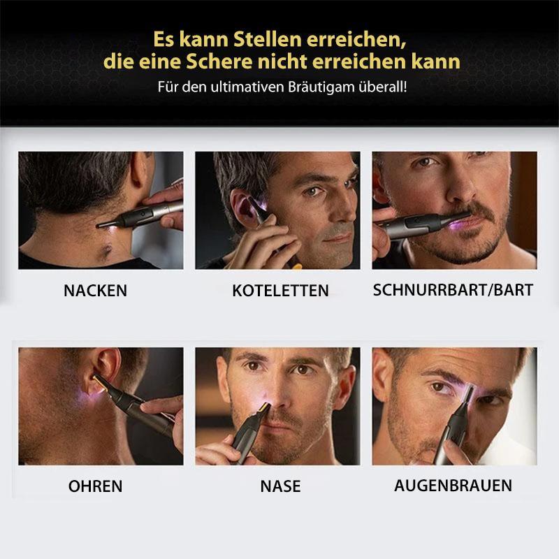 Precision Eyebrow and Nose Hair Trimmer - Effortless Grooming