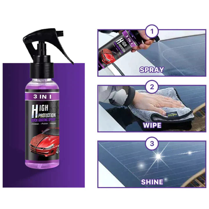 Ultimate Ceramic Coating Spray for Lasting Shine and Protection