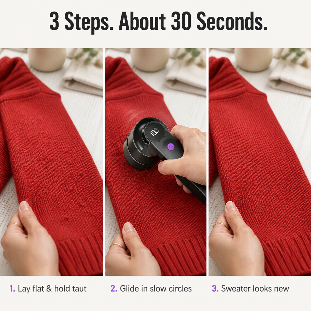 Velvique™ Fabric Shaver — Bring Your Beloved Sweaters Back to Life Instantly