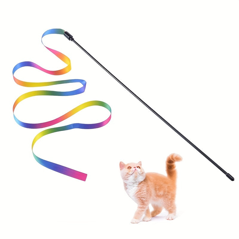 WhiskerWand - Colorful Teaser Stick for Playful Cats