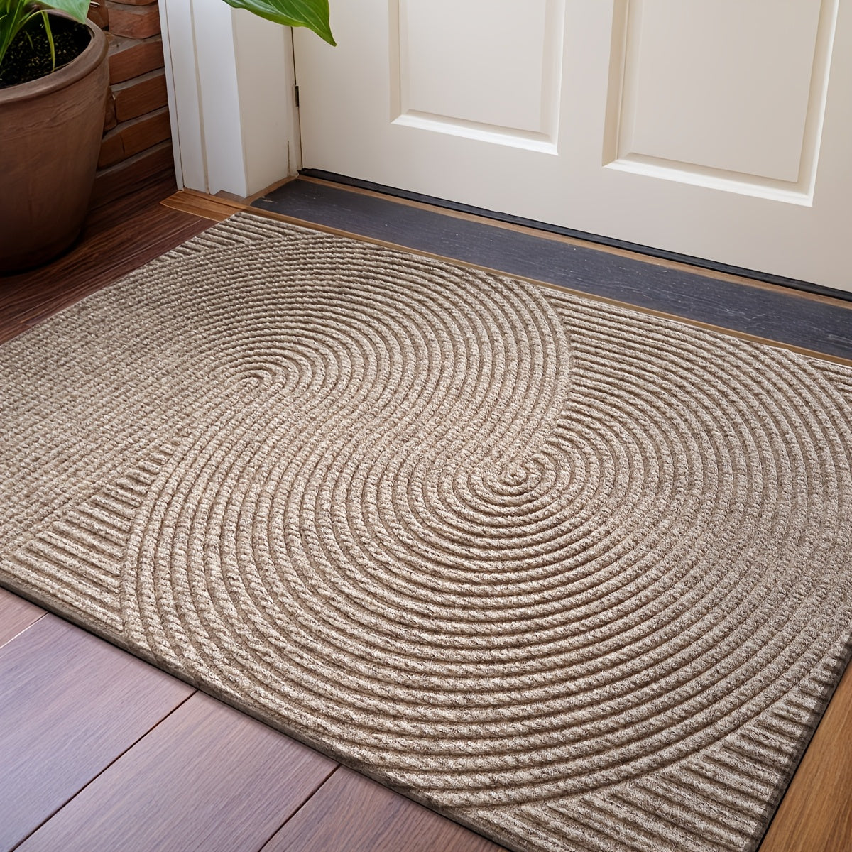 Stylish Non-Slip Geometric Entryway Mat for Your Home