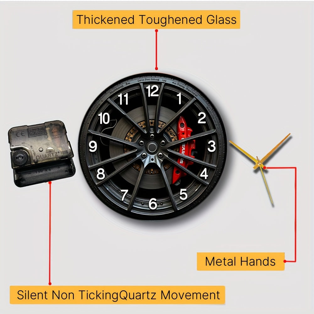 AutoChrono – Stylish 2D Wall Clock for Car Lovers