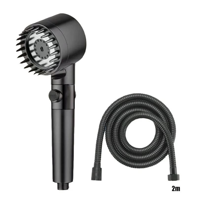 High-Pressure Shower Head with 3 Settings – Filtered Water System