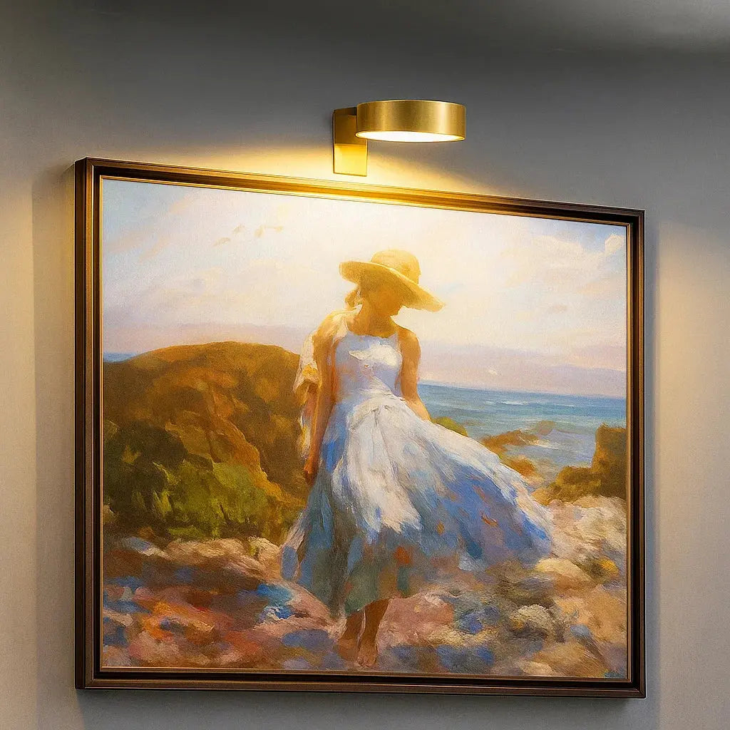 Convert Any Photo Into Art – Gallery-Style Lighting Without Drills & Wireless Setup