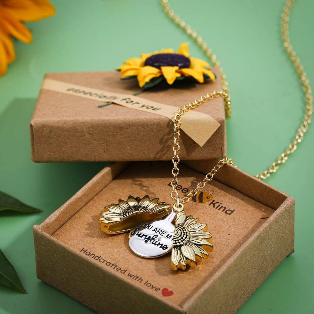 LumaRay™ Sunflower Necklace — Carry Your Inner Sunshine and Spark Unstoppable Joy