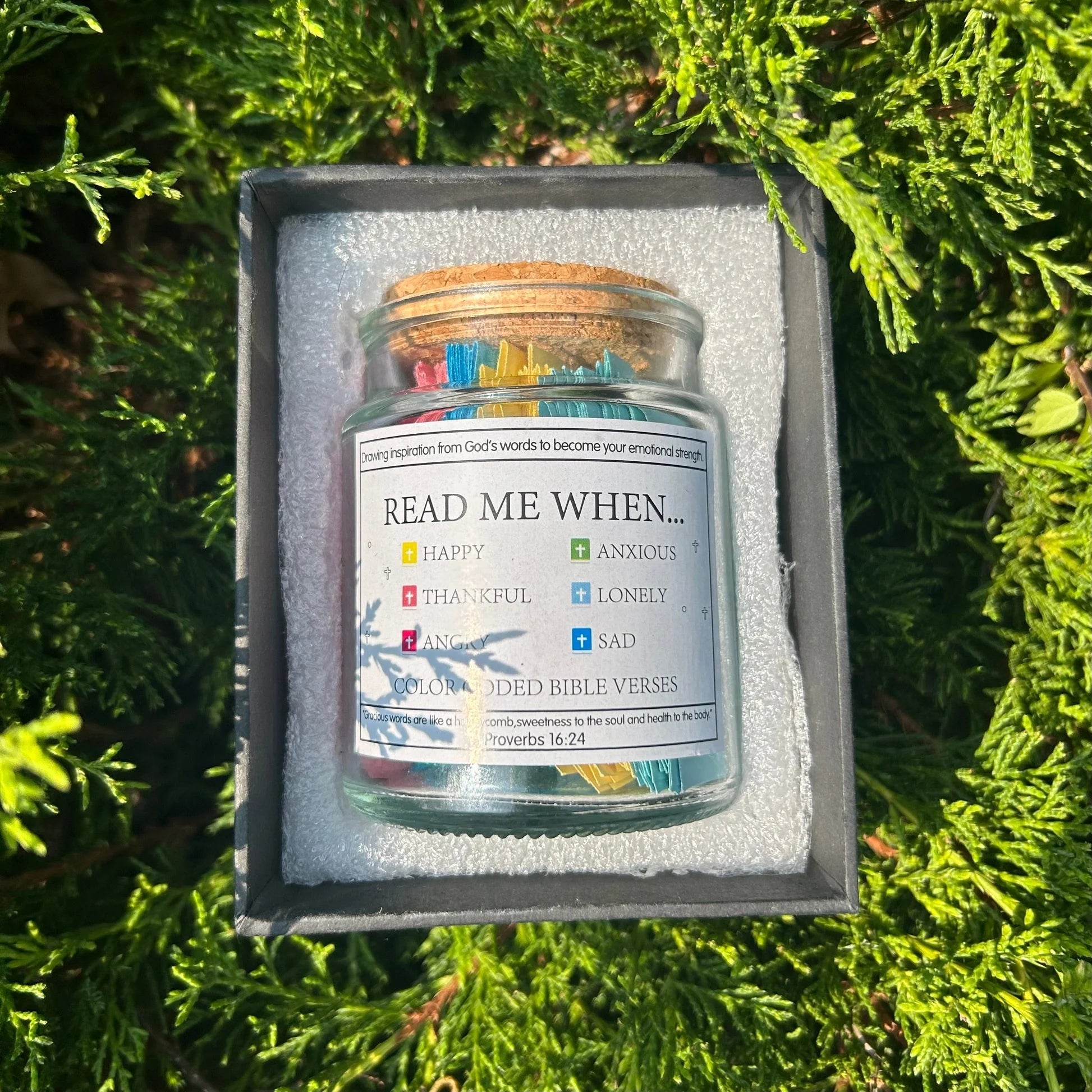 LumaFaith™ Verse Jar — Daily Sparks of Courage & Calm to Light Your Soul