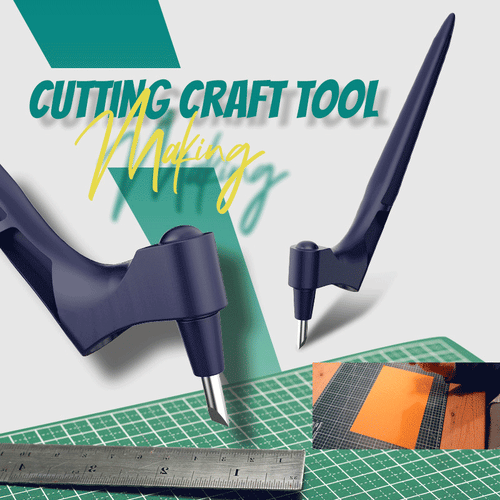 Craft Knife with 360° Rotating Blade – Stainless Steel Design