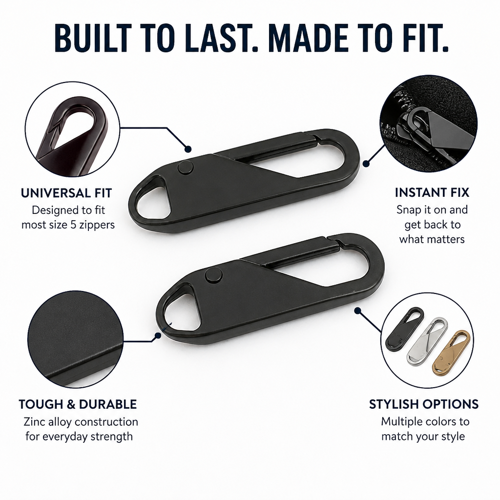 ZipSnapPro™ — Snap On Strength That Revives Every Zipper Instantly