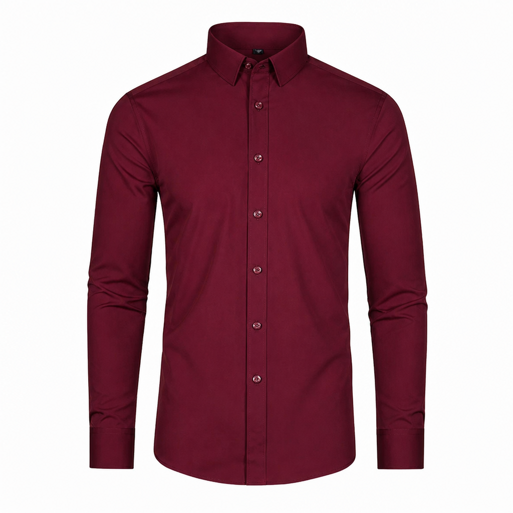 RevoStretch™ – Smooth Stretch Button-Down Shirt with Wrinkle-Resistant Silky Sheen