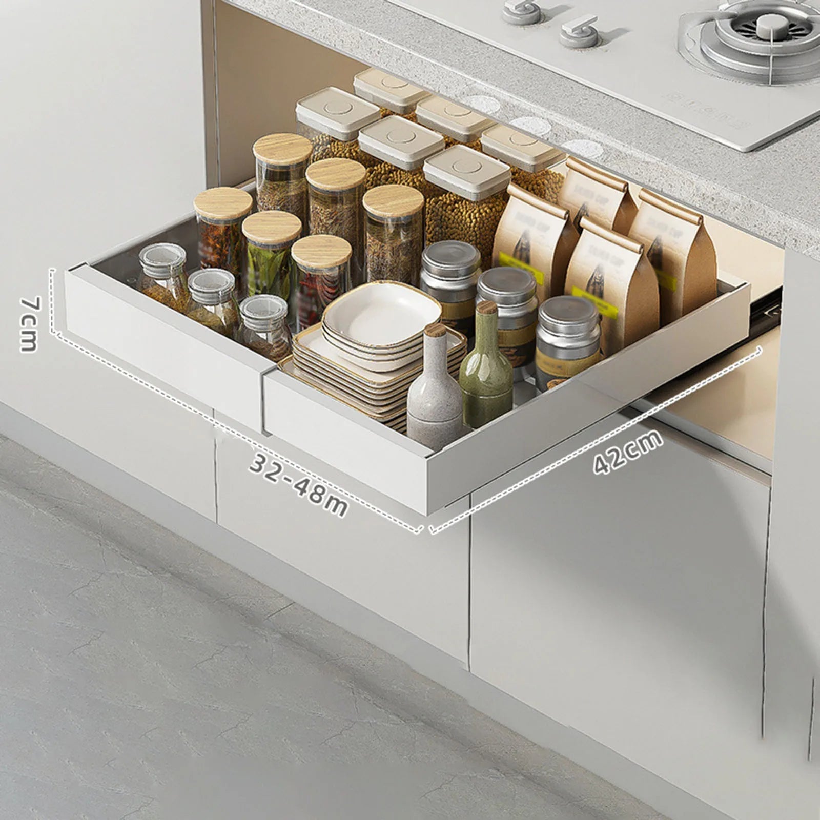 GlideNest™ — Transform Cluttered Cabinets Into Calm, Effortless Order