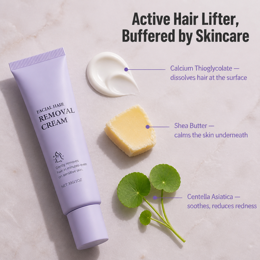 VelvetSheer™ — Remove Peach Fuzz Fast Without Heat or Chemical Odor