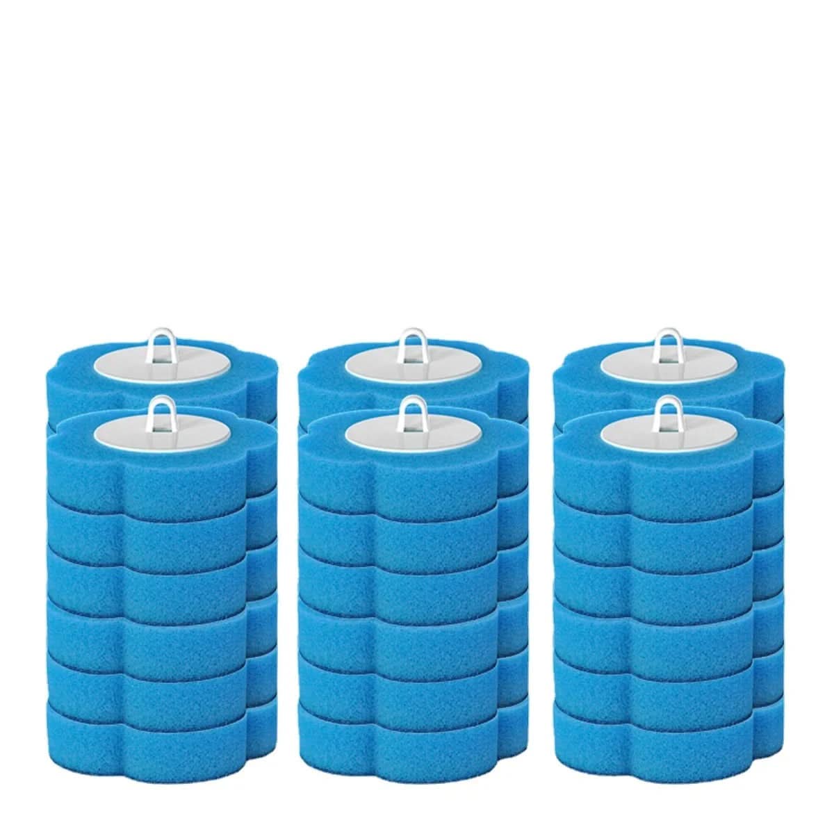 Disposable Toilet Brush Set featuring Replaceable Heads