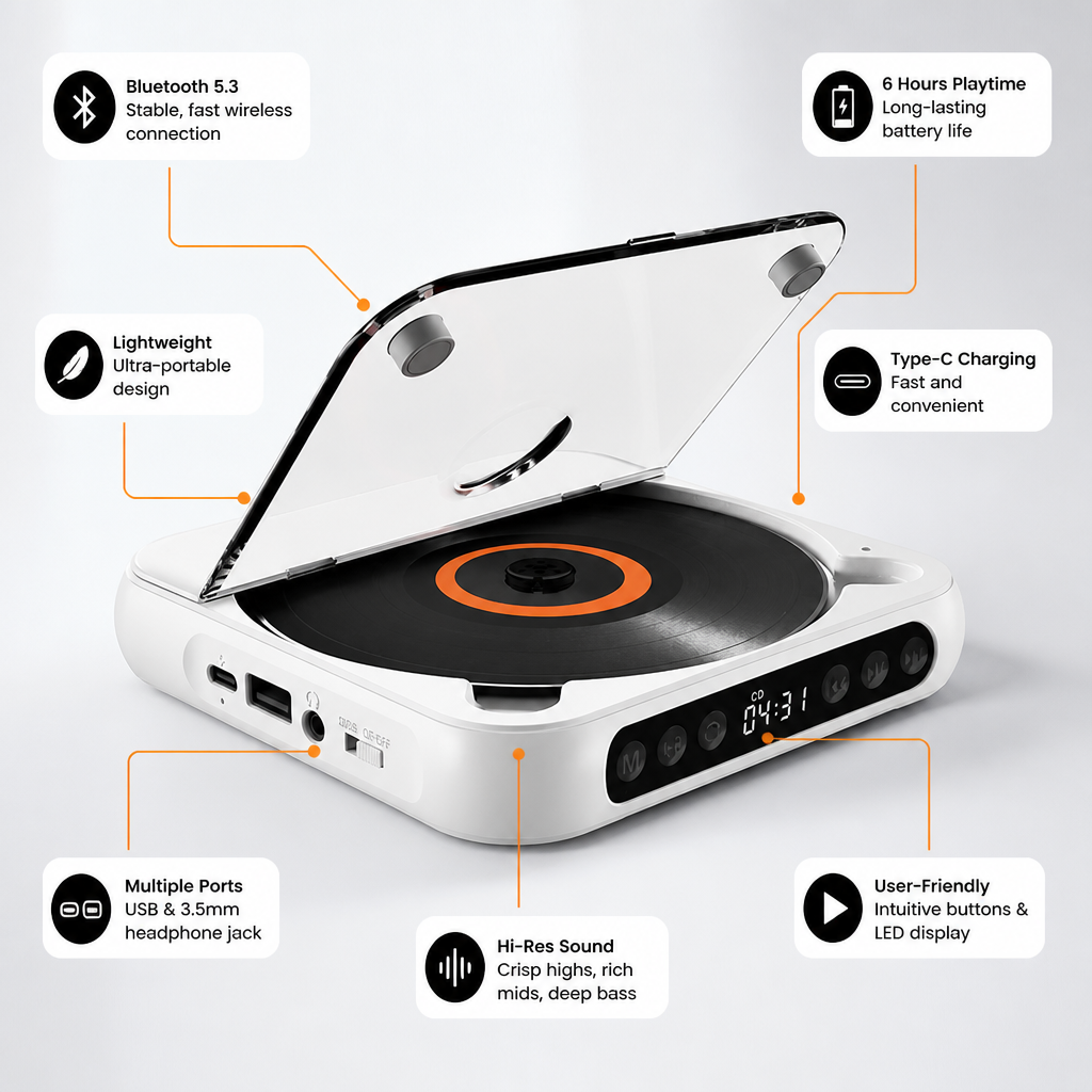 SonicPulse™ — Unleash True Music Freedom with Deep, Crystal-Clear Sound Anywhere
