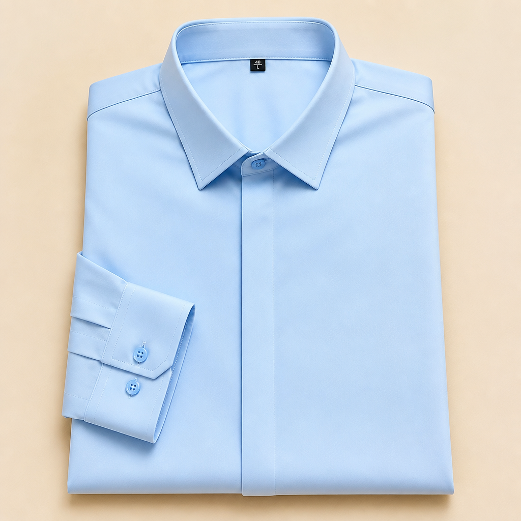 Maxton™ – Wrinkle-Resistant Slim-Fit Dress Shirt with 4-Way Stretch
