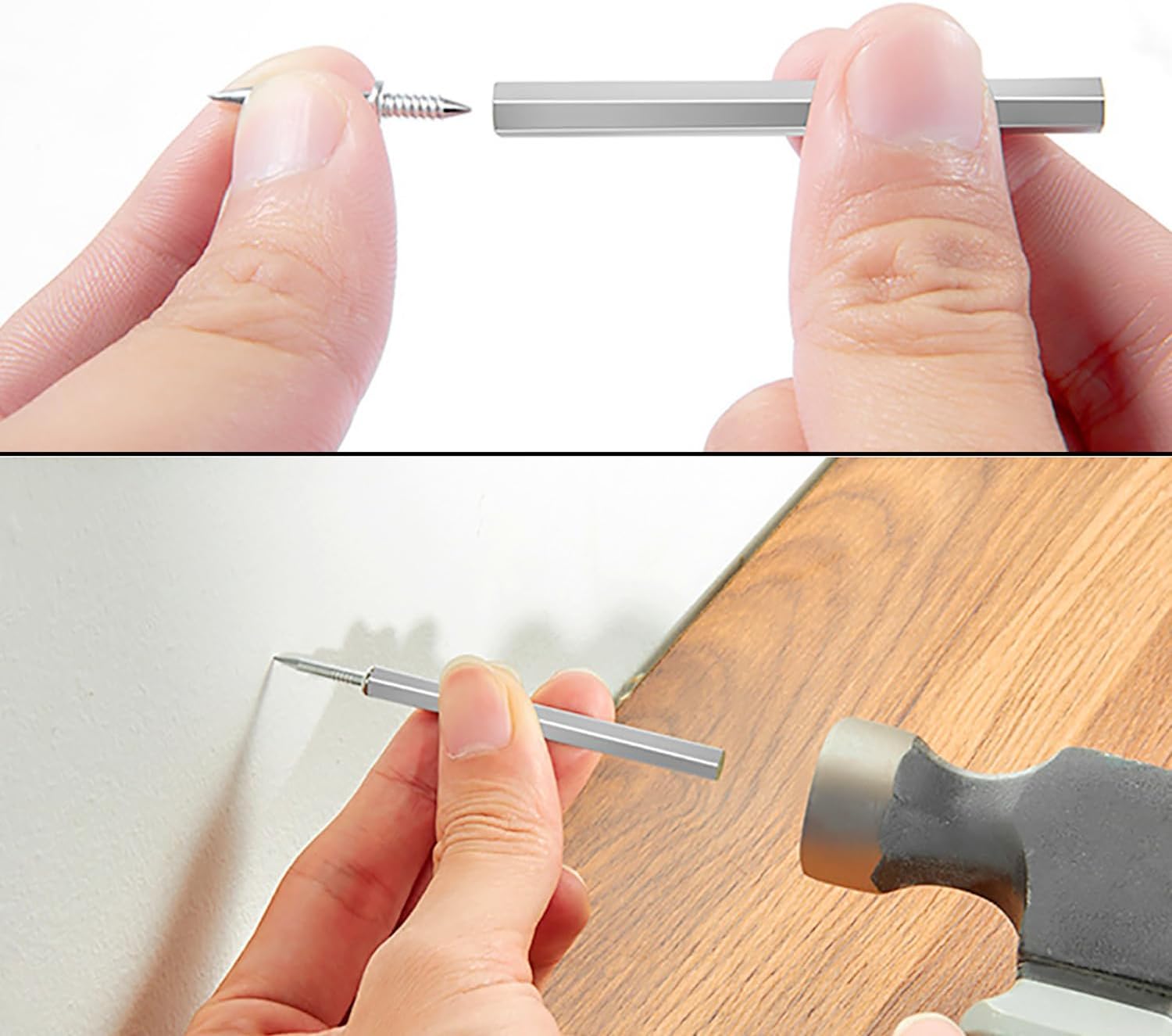 SilkNail™ Double-Head Nails — Snap Perfect, Invisible Finishes Without Any Noise or Hassle