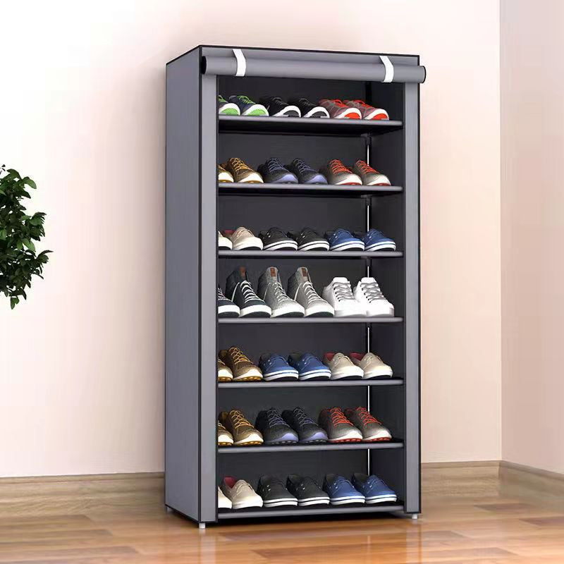 Freestanding Shoe Organizer | Dust-Resistant Cover | Tool-Free Setup | ShoeGuard