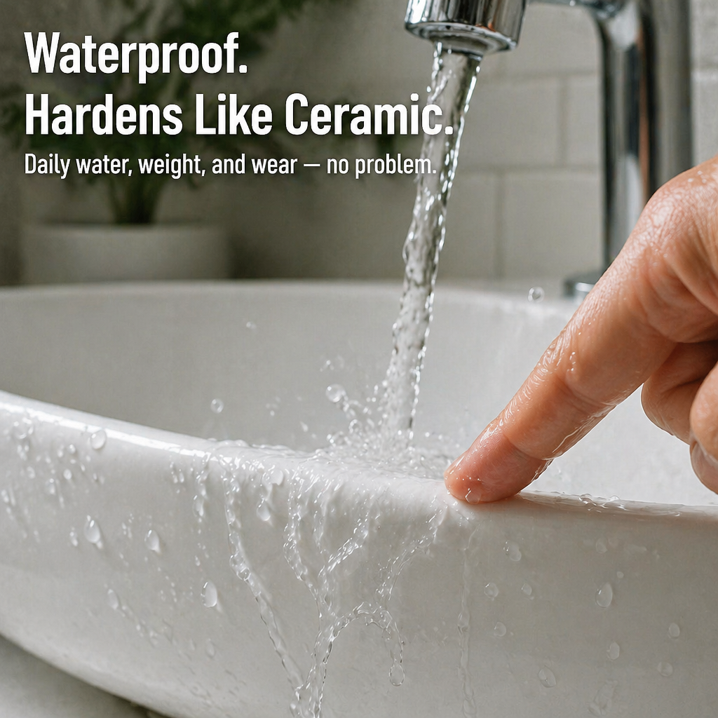 LuxePatch™ — Match Color & Repair Cracked Tile, Stone, or Porcelain Fast