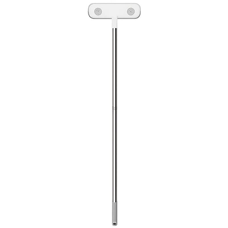 Retractable Window Cleaning Brush with Pet Hair Removal Feature