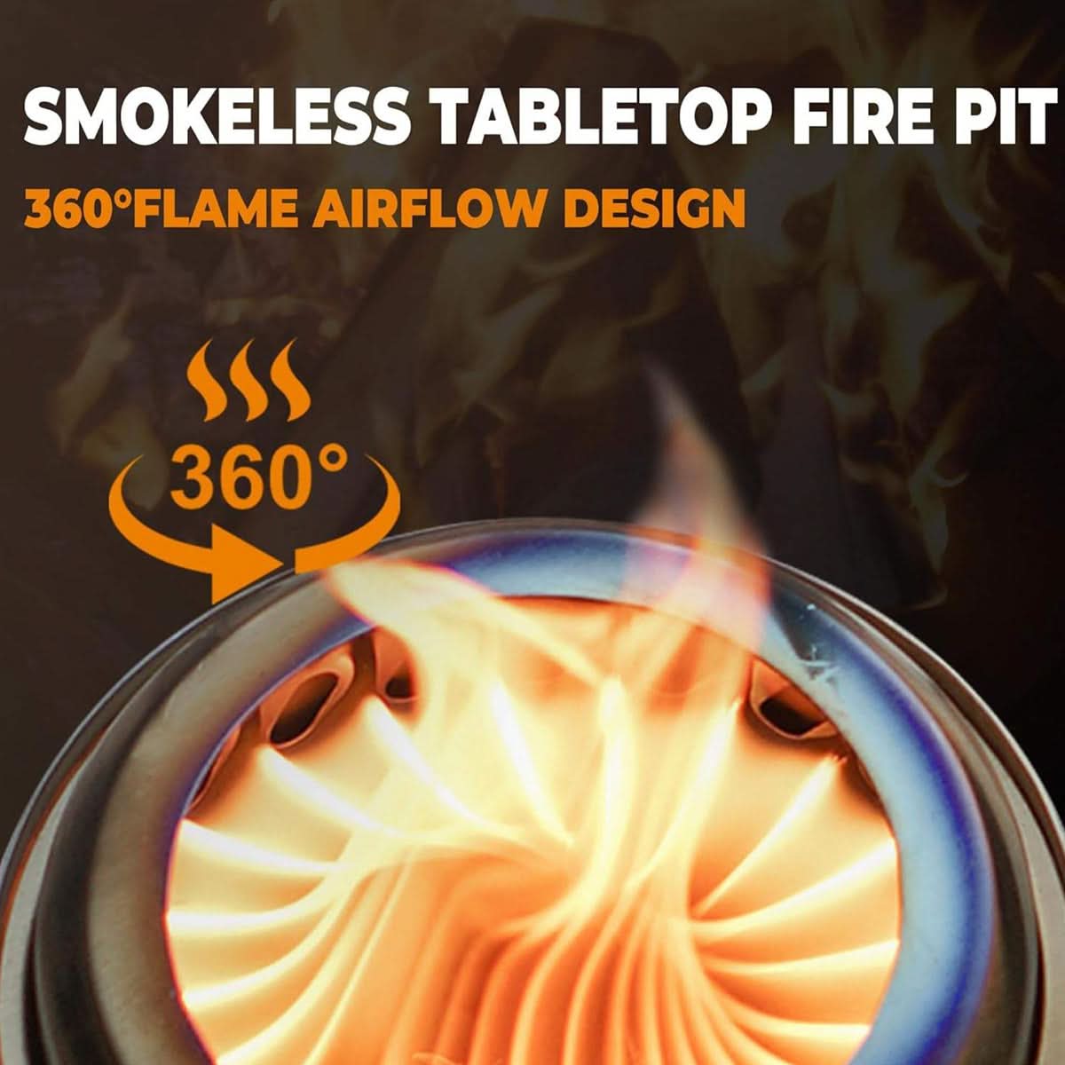 Portable Outdoor Fire Bowl with Stand for Warmth